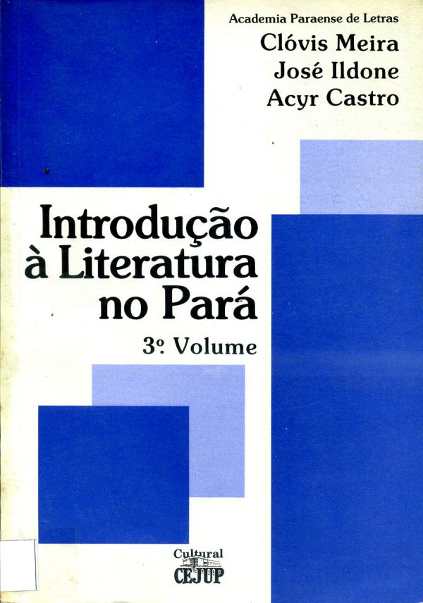 Introdução à Literatura no Pará - 3º volume - 800 MEI